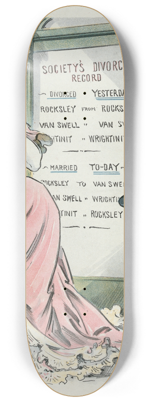 Udo Keppler - A foolish request 8.25 inch art skate deck