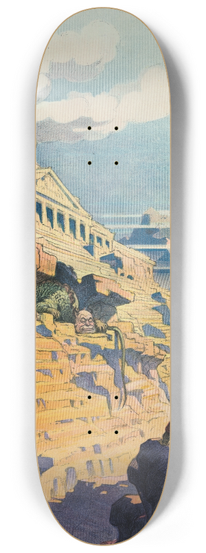 Udo Keppler - Dragon meat 8.25 inch art skate deck