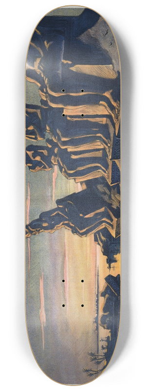 Udo Keppler - Falling gods 8.25 inch art skate deck