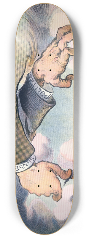 Udo Keppler - Hands across the land 8.25 inch art skate deck