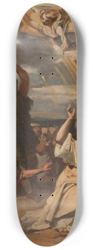 Auguste Couder - Le martyre de saint Etienne 8.25 inch art skate deck