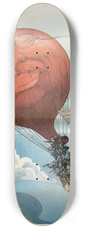 Udo Keppler - On to Washington! 8.25 inch art skate deck