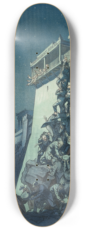 Udo Keppler - The alarm 8.25 inch art skate deck