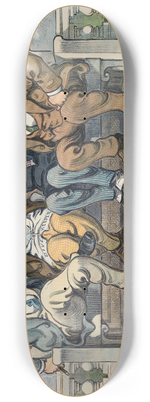Udo Keppler - The laughter of the gods 8.25 inch art skate deck