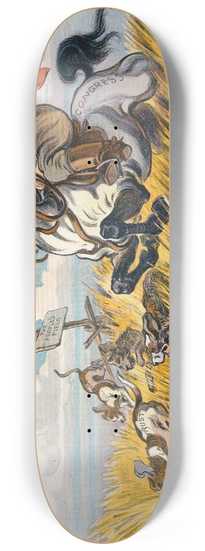 Udo Keppler - The master of the hounds 8.25 inch art skate deck
