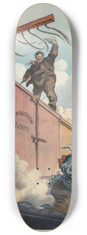 Udo Keppler - The unheeded telltale 8.25 inch art skate deck