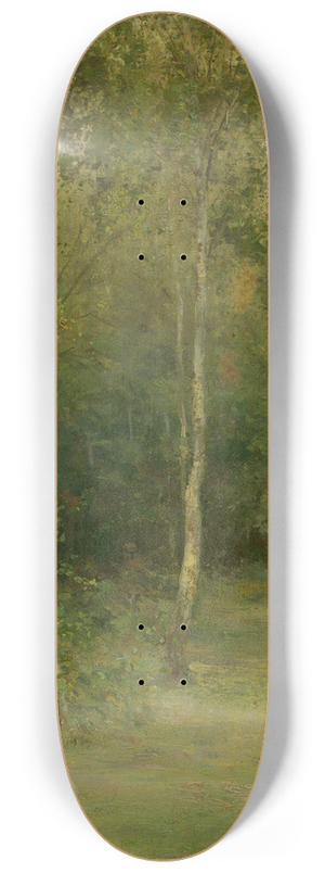 udovt ordk - Wooded Landscape with Little Birches 8.25 inch art skate deck