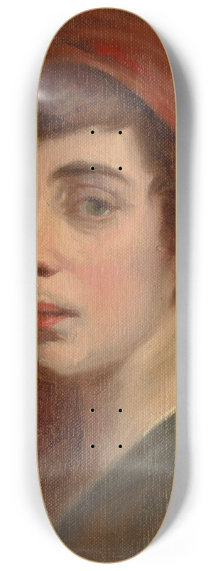 udovt Pitthordt - Womans Head 8.25 inch art skate deck