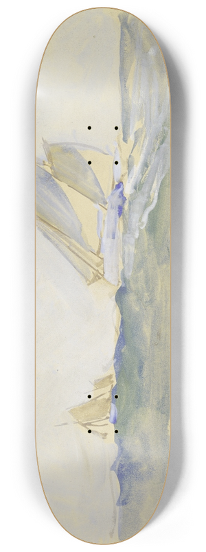 Ulrich Hbner - Choppy sea 8.25 inch art skate deck