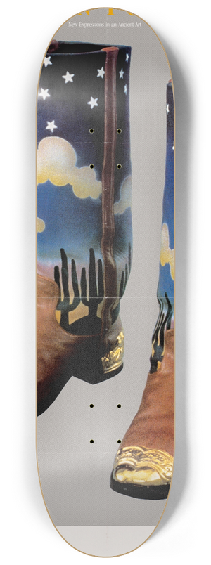 U.S. Information Agency - American Porcelain: New Expressions in an Ancient Art 8.25 inch art skate deck