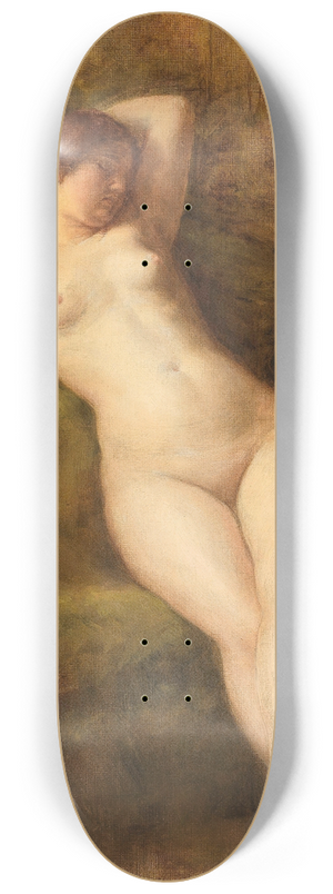 Auguste Levque - Female Nude 8.25 inch art skate deck