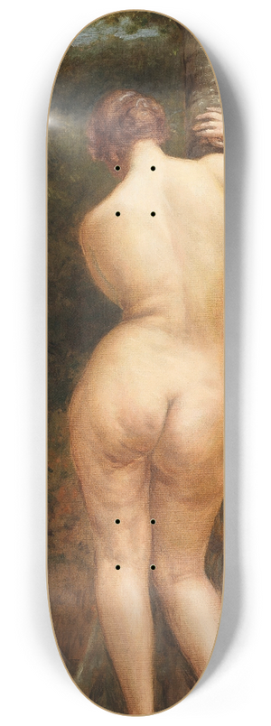 Auguste Levque - Female Nude 8.25 inch art skate deck