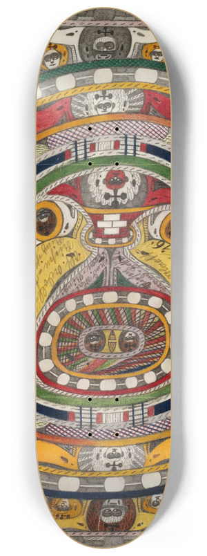 Adolf Wlfli - Der Napf 8.25 inch art skate deck
