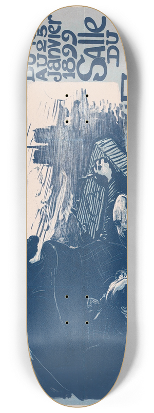 Auguste Louis Lepre - Affiche voor de tweede tentoonstelling van de Peintres Lithographes 8.25 inch art skate deck