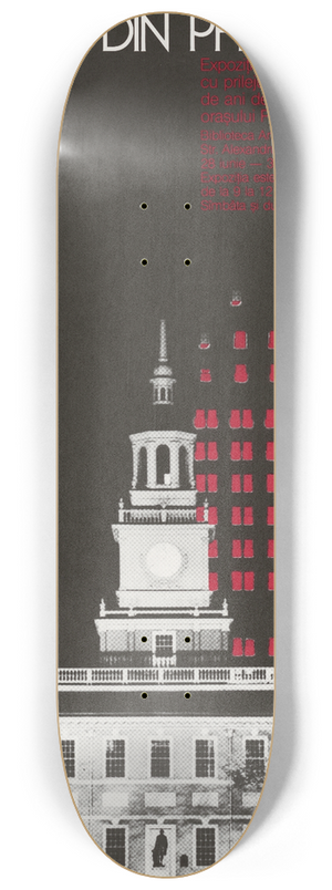 U.S. Information Agency - Fotografi Din Philadelphia 8.25 inch art skate deck