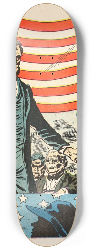U.S. Information Agency - Gettysburg Address 8.25 inch art skate deck