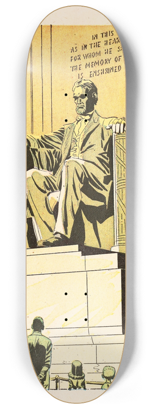 U.S. Information Agency - Heritage 8.25 inch art skate deck