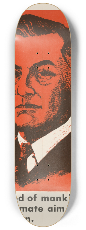 U.S. Information Agency - Heroes Day Posters: Quezon 8.25 inch art skate deck U.S. Information Agency - Heroes Day Posters: Quezon 8.25 inch art skate deck
