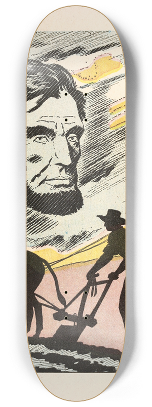 U.S. Information Agency - Humanity 8.25 inch art skate deck