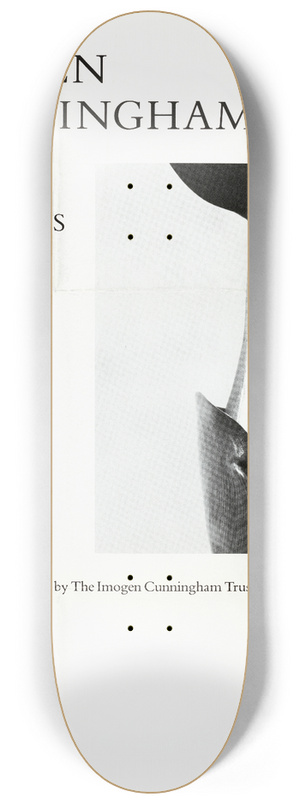 U.S. Information Agency - Imogen Cunningham. Frontiers. Photographs 1906-1976 8.25 inch art skate deck