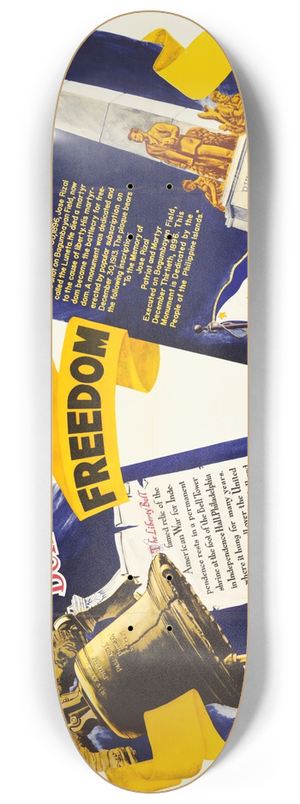 U.S. Information Agency - Independence Day: United in Freedom 8.25 inch art skate deck U.S. Information Agency - Independence Day: United in Freedom 8.25 inch art skate deck