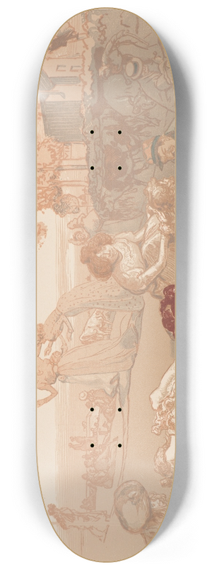 Auguste Louis Lepre - Bucolique Moderne 4 8.25 inch art skate deck Auguste Louis Lepre - Bucolique Moderne 4 8.25 inch art skate deck