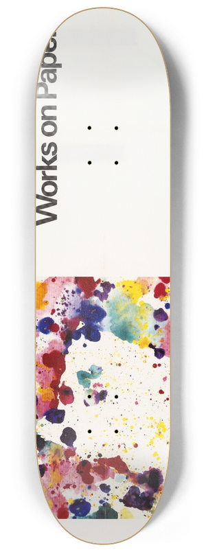 U.S. Information Agency - Sam Francis: Works on Paper 8.25 inch art skate deck