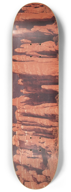 U.S. Information Agency - Scenically Yours, Eastward I go by force, but westward I walk free. 8.25 inch art skate deck