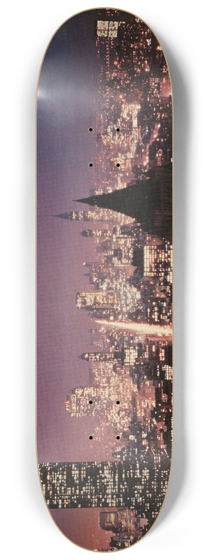 U.S. Information Agency - Scenically Yours, New York City 8.25 inch art skate deck