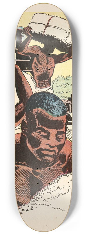 U.S. Information Agency - Slavery 8.25 inch art skate deck