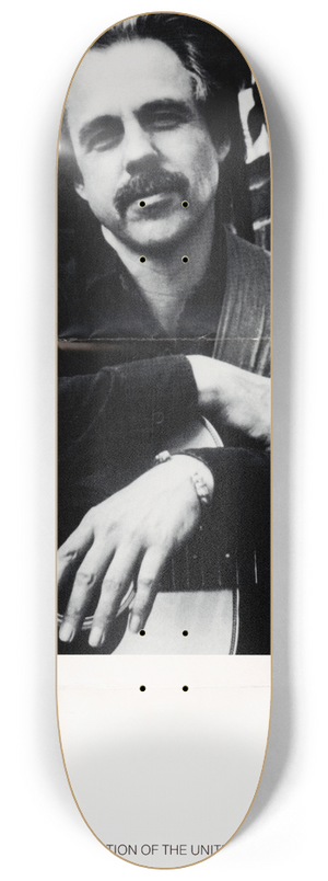 U.S. Information Agency - Steve Young Folk Singer 8.25 inch art skate deck