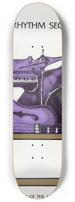 U.S. Information Agency - Sun Rhythm Section 8.25 inch art skate deck