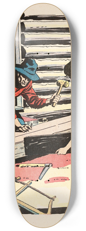 U.S. Information Agency - Tragedy 8.25 inch art skate deck