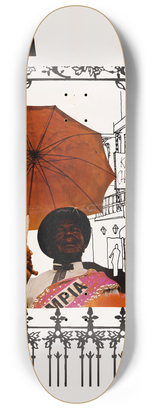 U.S. Information Agency - USA: New Orleans 8.25 inch art skate deck