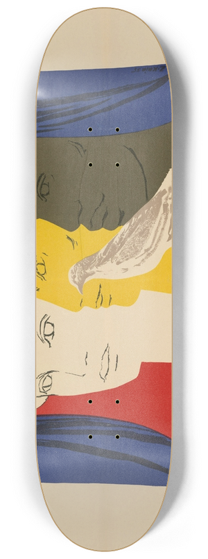 U.S. Information Agency - V Festival Mundial de la Juventud y de los Edudiantes-Varsovia 8.25 inch art skate deck