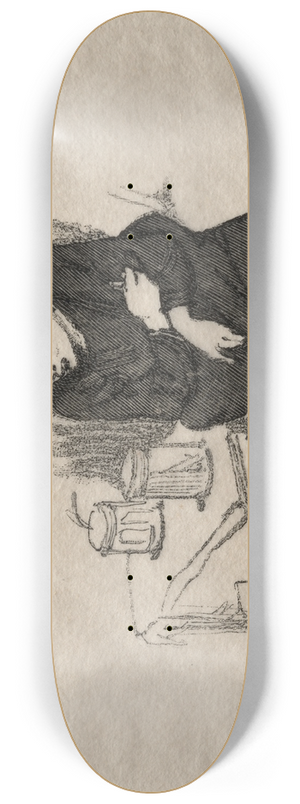 Auguste Louis Lepre - Le gamin a lorset 8.25 inch art skate deck Auguste Louis Lepre - Le gamin a lorset 8.25 inch art skate deck