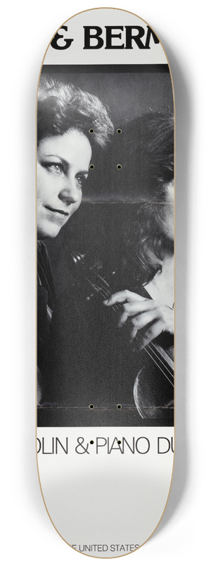 U.S. Information Agency - Winkler and Bennan (USA). Violin & Piano Duo 8.25 inch art skate deck