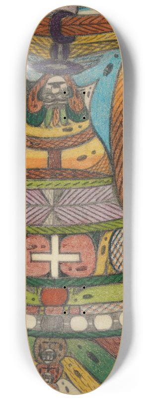 Adolf Wlfli - Die Arm=Sndr=Gloke, zu Breeslau, in der Stadt 8.25 inch art skate deck