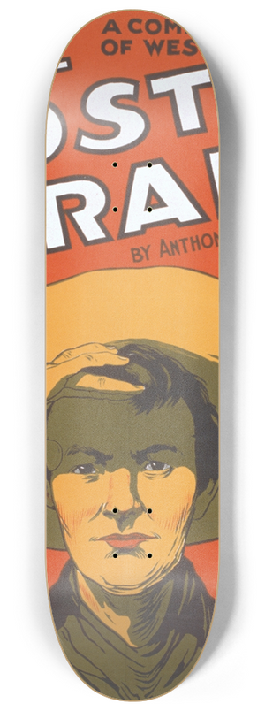 U.S. Lithograph Co. - The lost trail 8.25 inch art skate deck