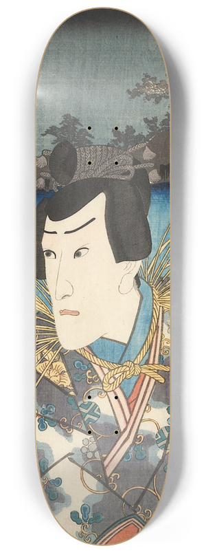 Utagawa Kunisada - The Actor Ichikawa Danjuro VIII 8.25 inch art skate deck