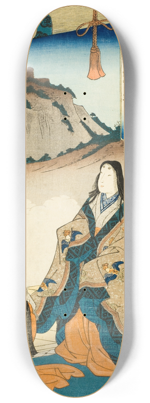 Utagawa Kuniyoshi - Empress Jit Tenn 8.25 inch art skate deck