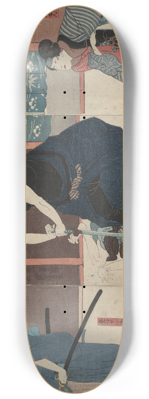 Utagawa Kuniyoshi - Igami no gonta gonta nyb kosen shme kokingo 8.25 inch art skate deck
