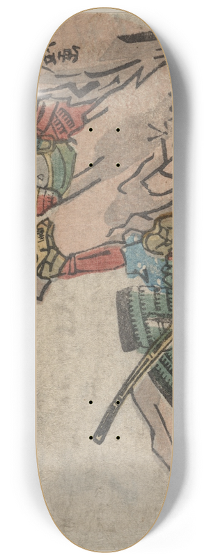 Utagawa Kuniyoshi - Ishibashi yama 8.25 inch art skate deck