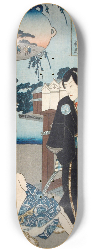 Utagawa Kuniyoshi - Kusatsu; Kanja Yoshitaka 8.25 inch art skate deck