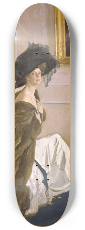 Valentin Alexandrovich Serov - Portrait of Princess Olga Orlova 8.25 inch art skate deck