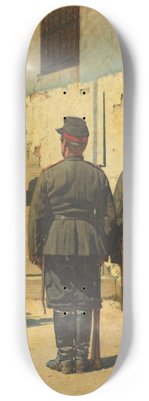 Vasily Vereshchagin - The Spy 8.25 inch art skate deck Vasily Vereshchagin - The Spy 8.25 inch art skate deck