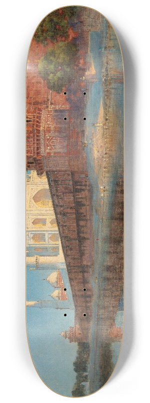 Vasily Vereshchagin - The Taj Mahal, Evening 8.25 inch art skate deck