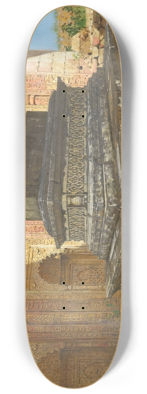 Vasily Vereshchagin - Tomb of Sultan Iltutmysh in old Delhi 8.25 inch art skate deck