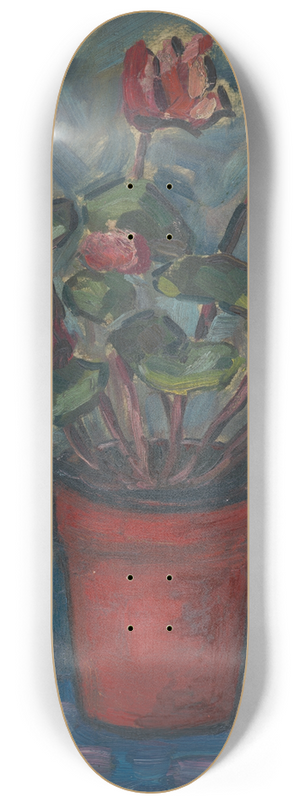 Vclav pla - Still Life with Flowers 8.25 inch art skate deck