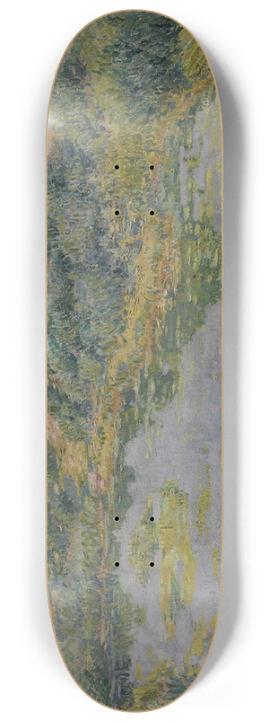 Vclav Radimsky - River Landscape 8.25 inch art skate deck